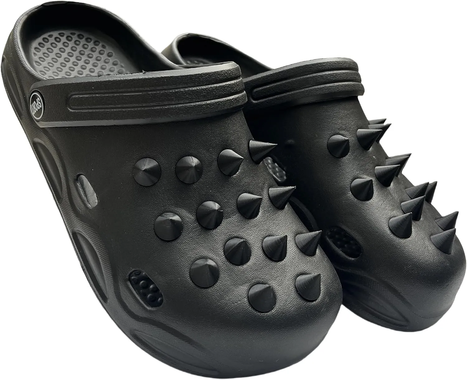 2025 Fashion Slippers Men Mules Sandals, Solid Color, Street Style, Rivet Creativity