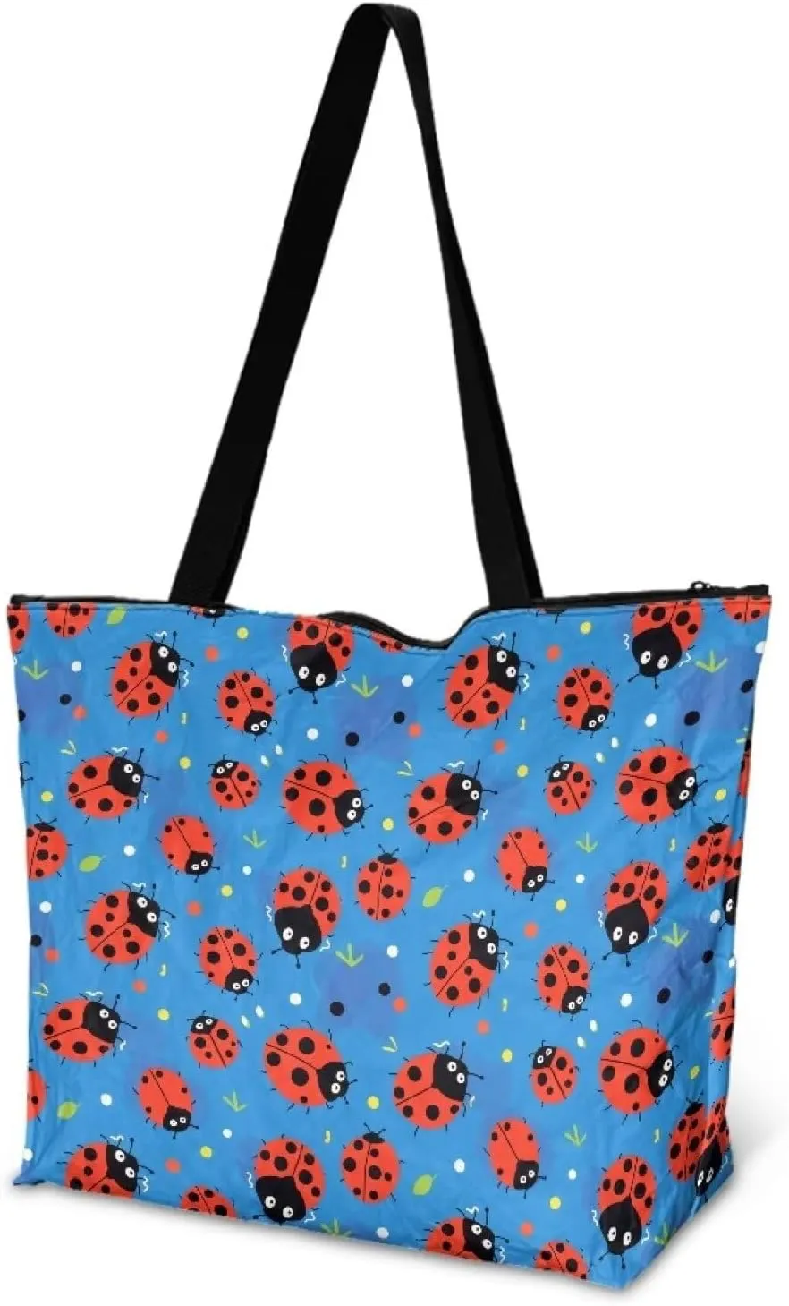 3D Vivid Cat 14x6x15 Tote Paper Bag for Women, Gothic Rose Butterfly Hand Bag, Halloween Spider Web Commute Bag