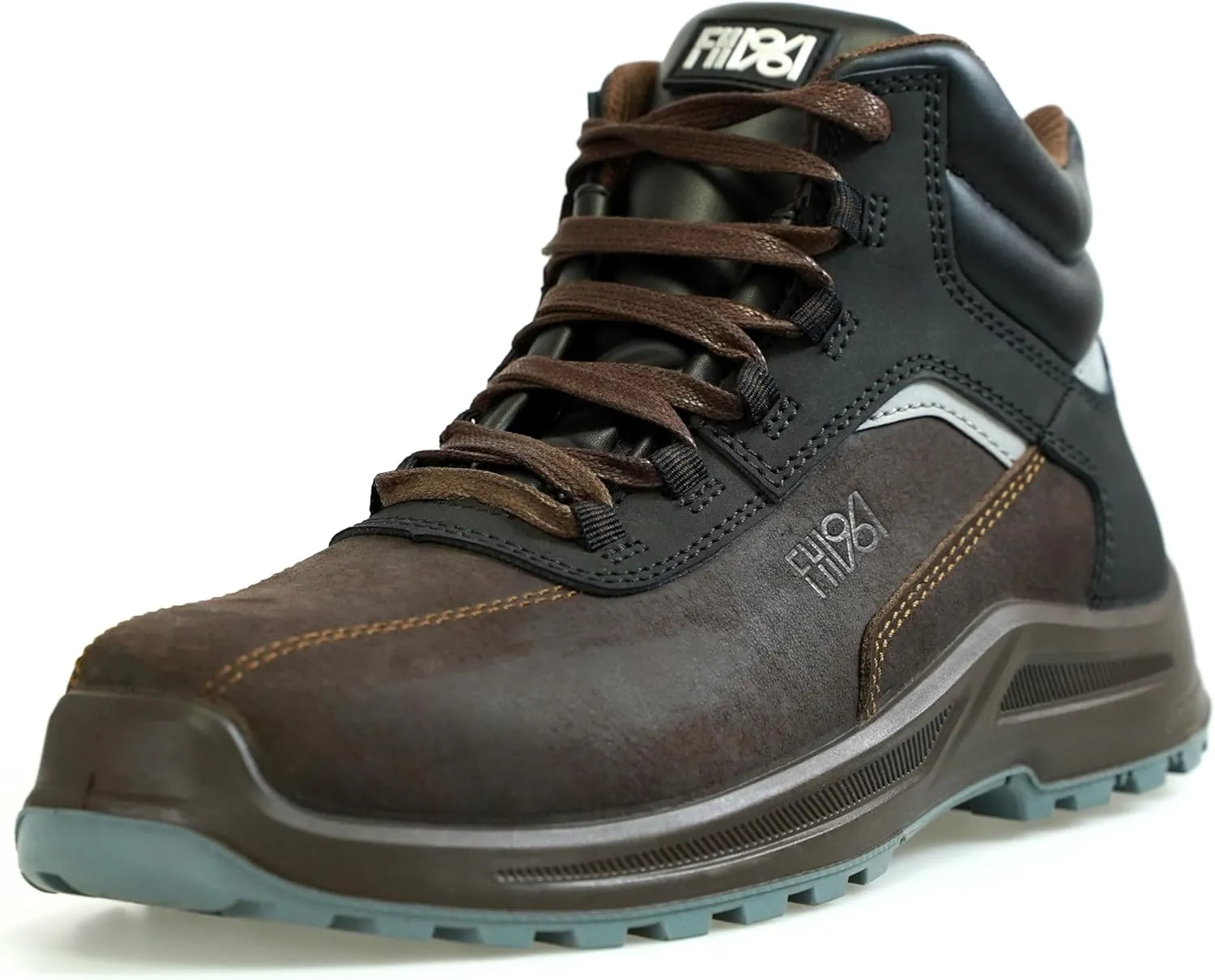 6 Inch Composite Toe Work Boots for Men & Women, Waterproof with 6KV Insulation, Shock Absorption Technology, Reflective Leather (Conforms to ASTM F2413-18 Certified)