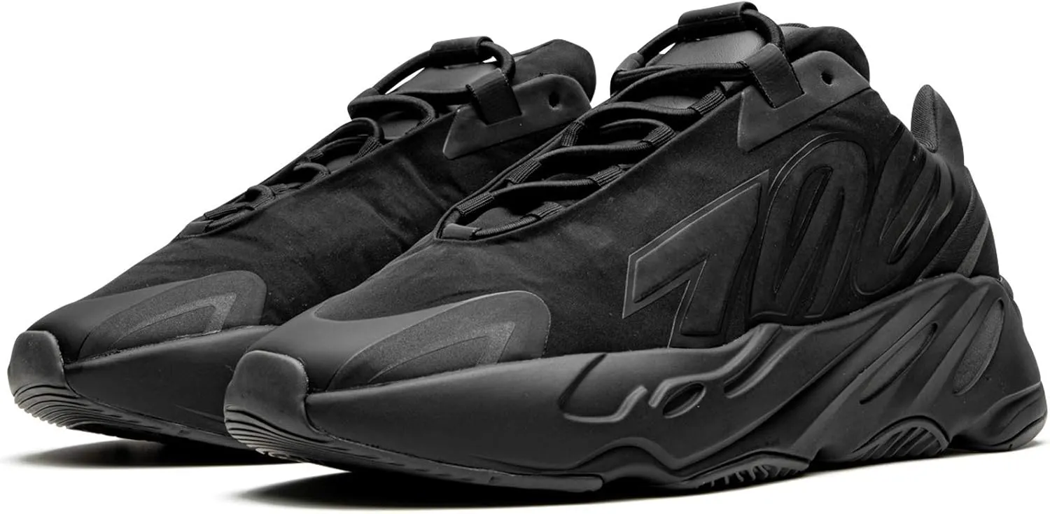 adidas Mens Yeezy 700 Mnvn Lace Up Sneakers Shoes Casual - Black