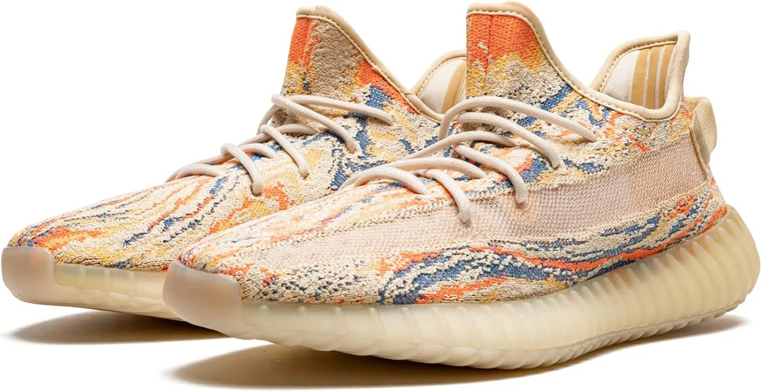 adidas Mens Yeezy Boost 350 V2 Lace Up Sneakers Shoes Casual - Brown
