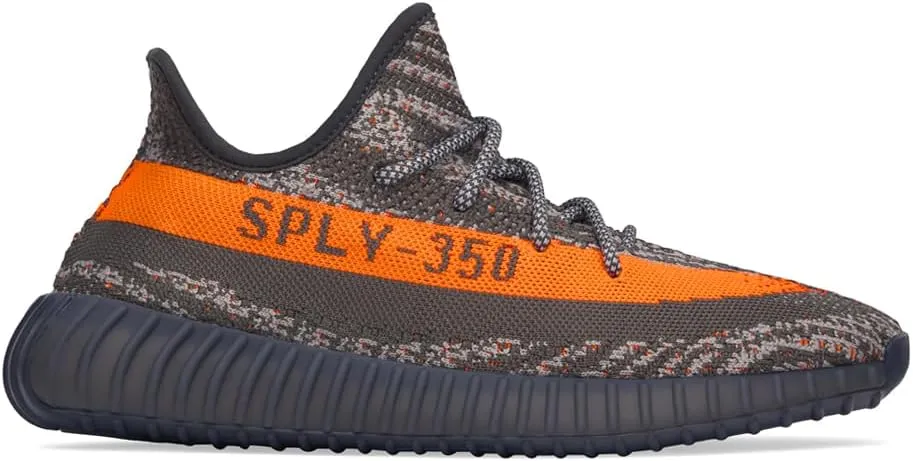 adidas Mens Yeezy Boost 350 V2 Lace Up Sneakers Shoes Casual - Grey - Size 6.5 M