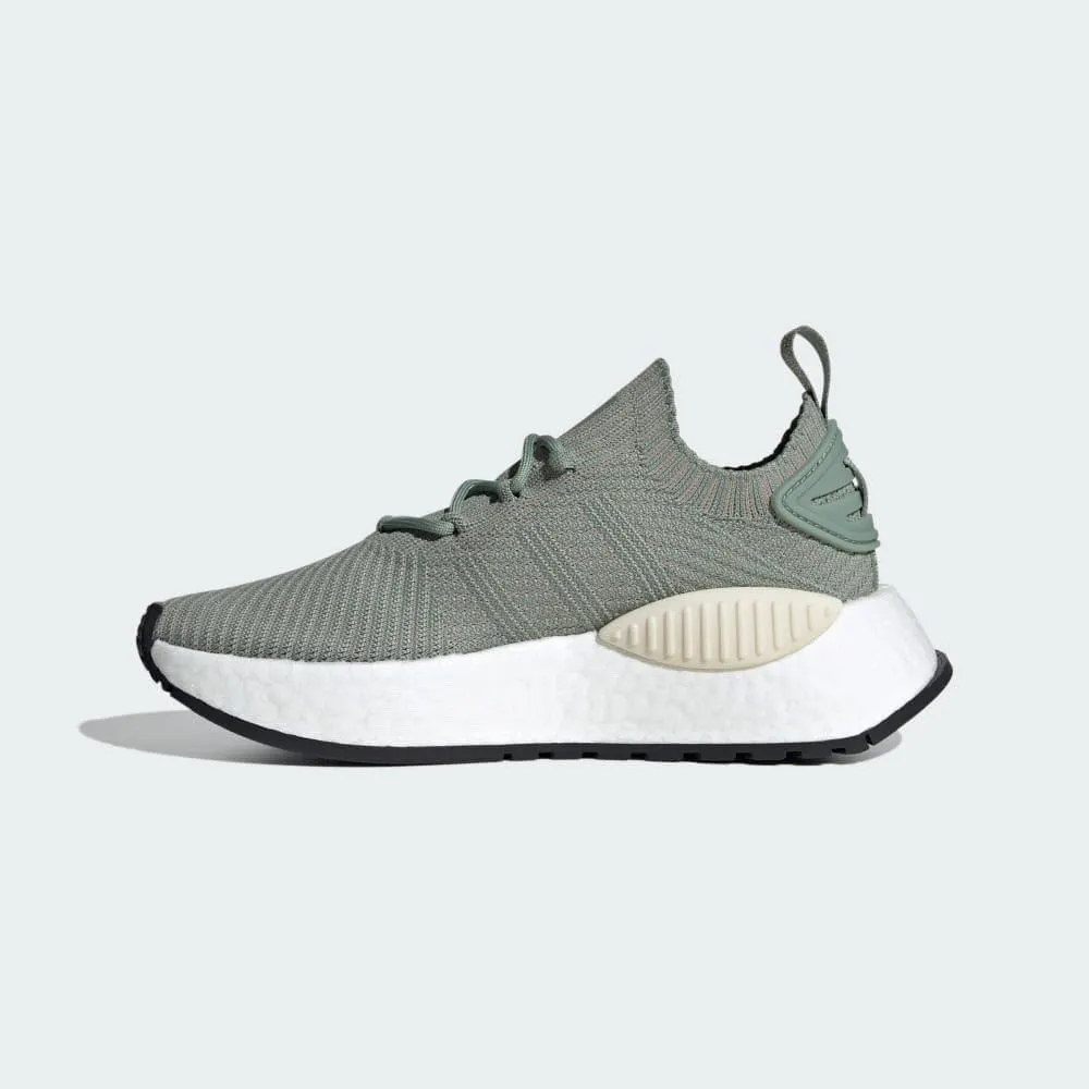 adidas Womens NMD W1 Lace Up Sneakers Shoes Casual - Green