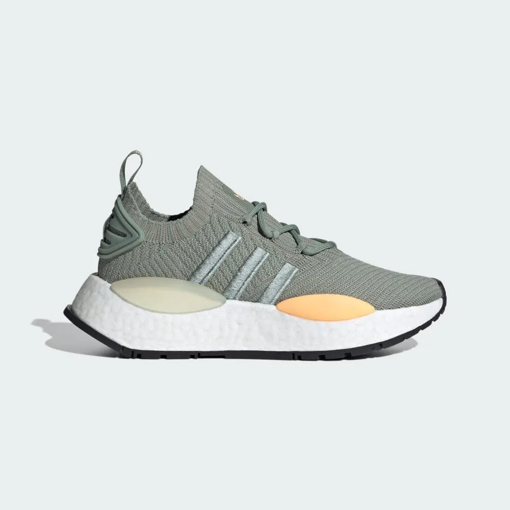 adidas Womens NMD W1 Lace Up Sneakers Shoes Casual - Green