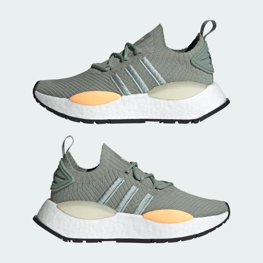 adidas Womens NMD W1 Lace Up Sneakers Shoes Casual - Green