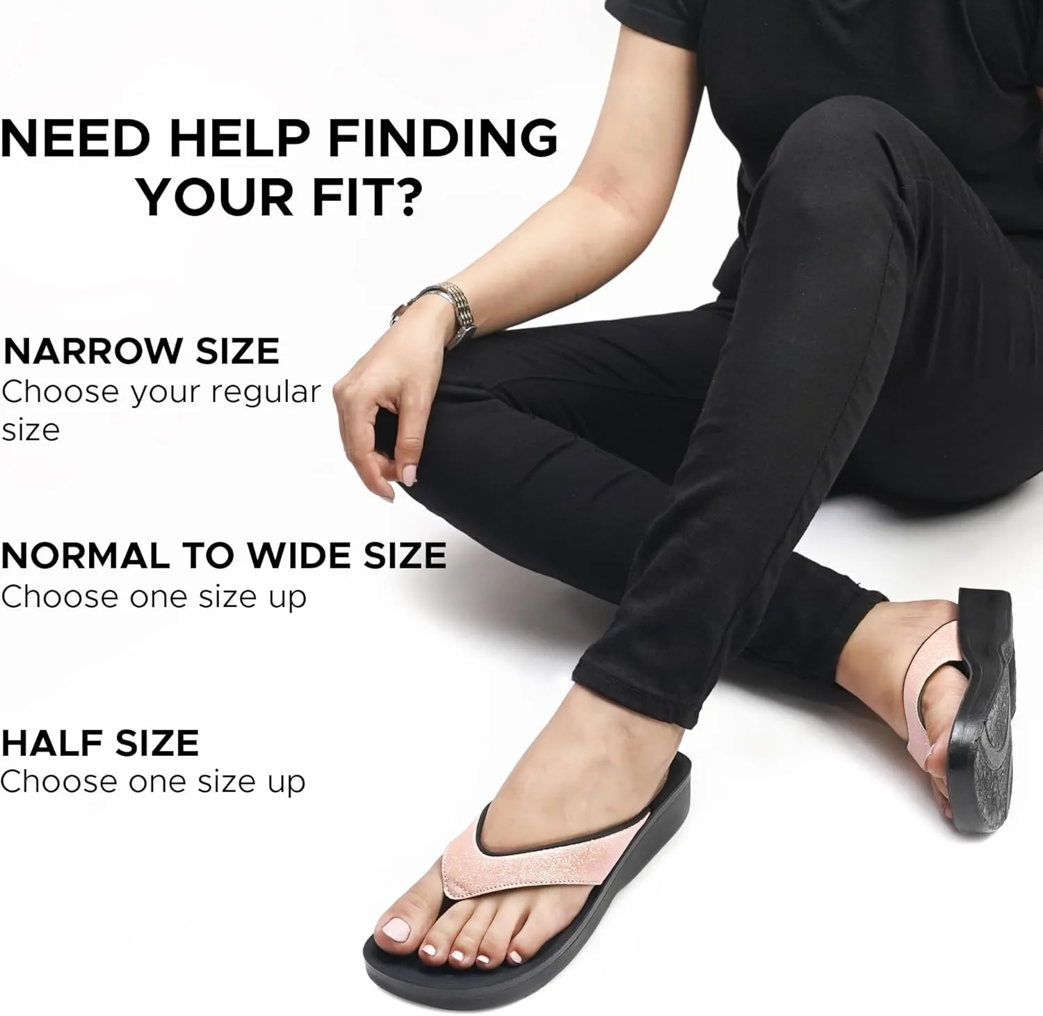 AEROTHOTIC Slip On Recovery Footwear Plantar Fasciitis Flip Flops for Women Yoga Mat Outdoor Walking Beach Ladies Arch Support Summer Thong Dressy Casual Sandals Comfortable Vacation Essentials