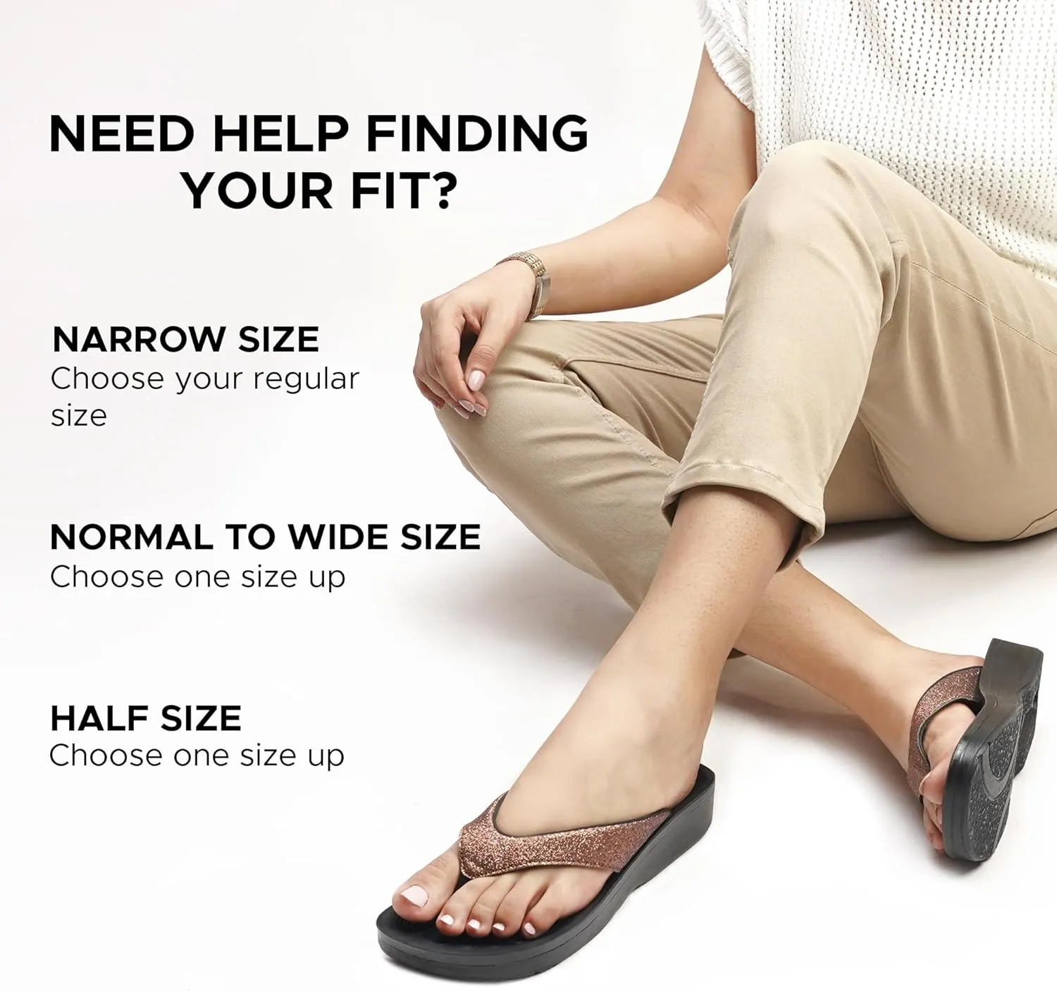 AEROTHOTIC Slip On Recovery Footwear Plantar Fasciitis Flip Flops for Women Yoga Mat Outdoor Walking Beach Ladies Arch Support Summer Thong Dressy Casual Sandals Comfortable Vacation Essentials