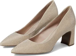 Anne Klein Womens Benedette Padded Insole Faux Leather Pumps