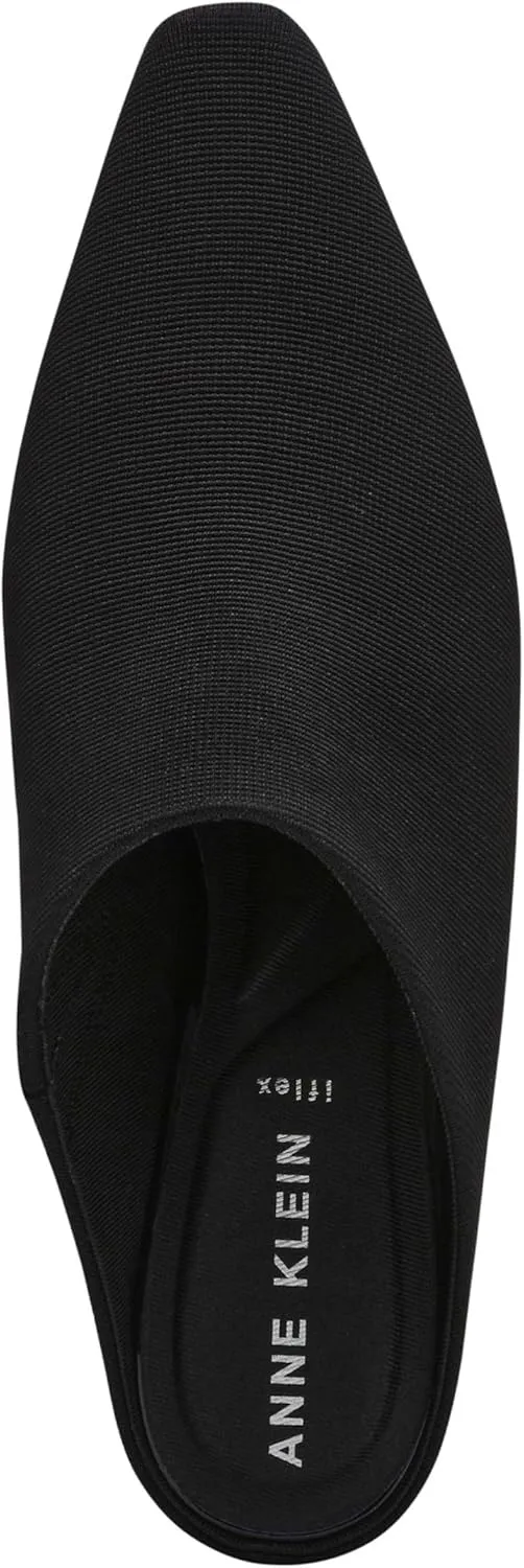 Anne Klein Womens Solid Canvas Mules