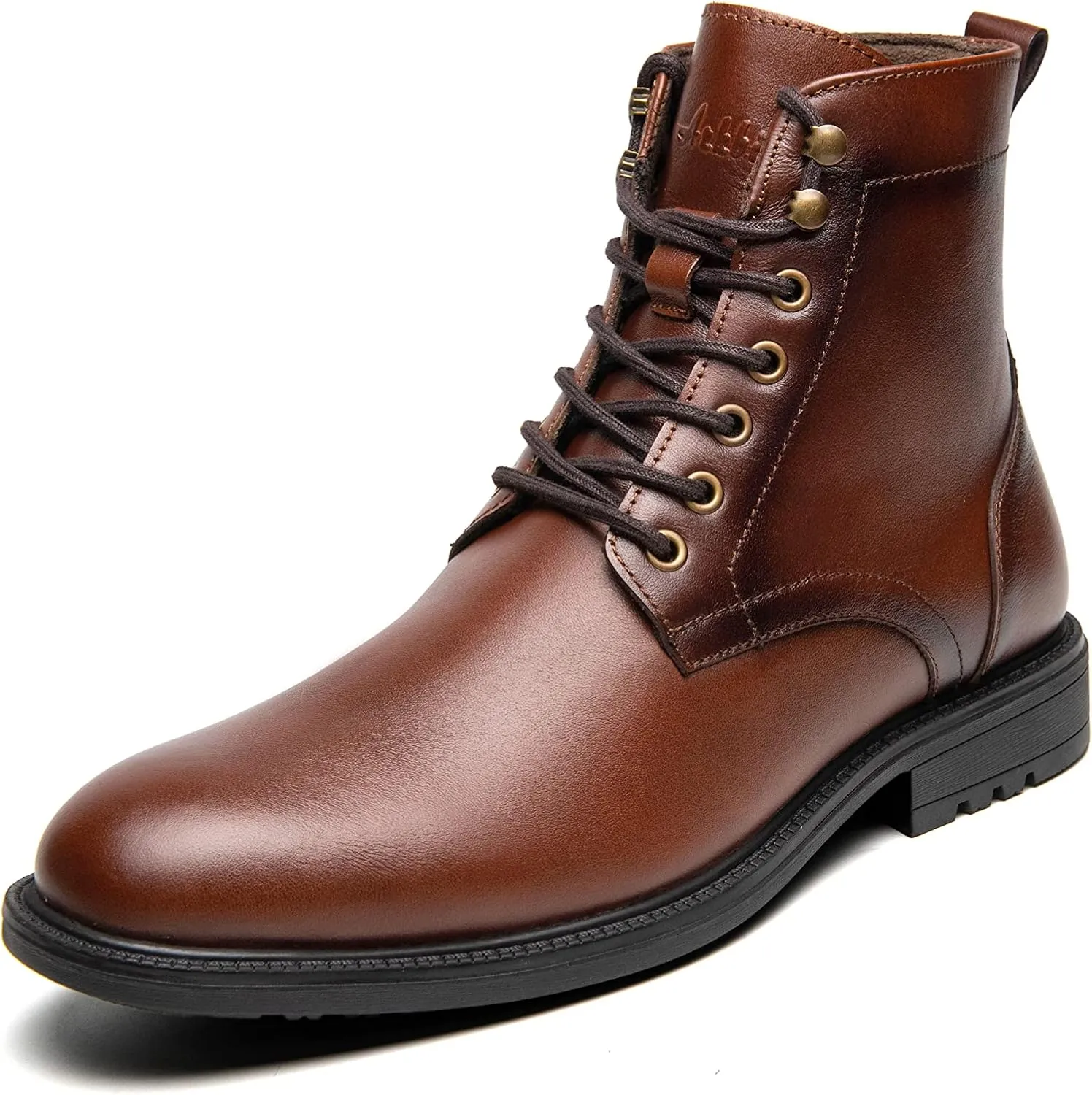 Arkbird Men's Motocycle Combat Boots, Comfortable Stylish Lace Up Fashion Casual Boot For Men