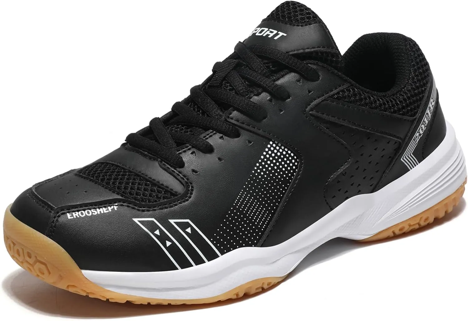 ASHION Pickleball Shoes for Men Tennis Shoes Sneakers for All Court Racquetball Athletic Shoes for Racquet Sport | Arch Support