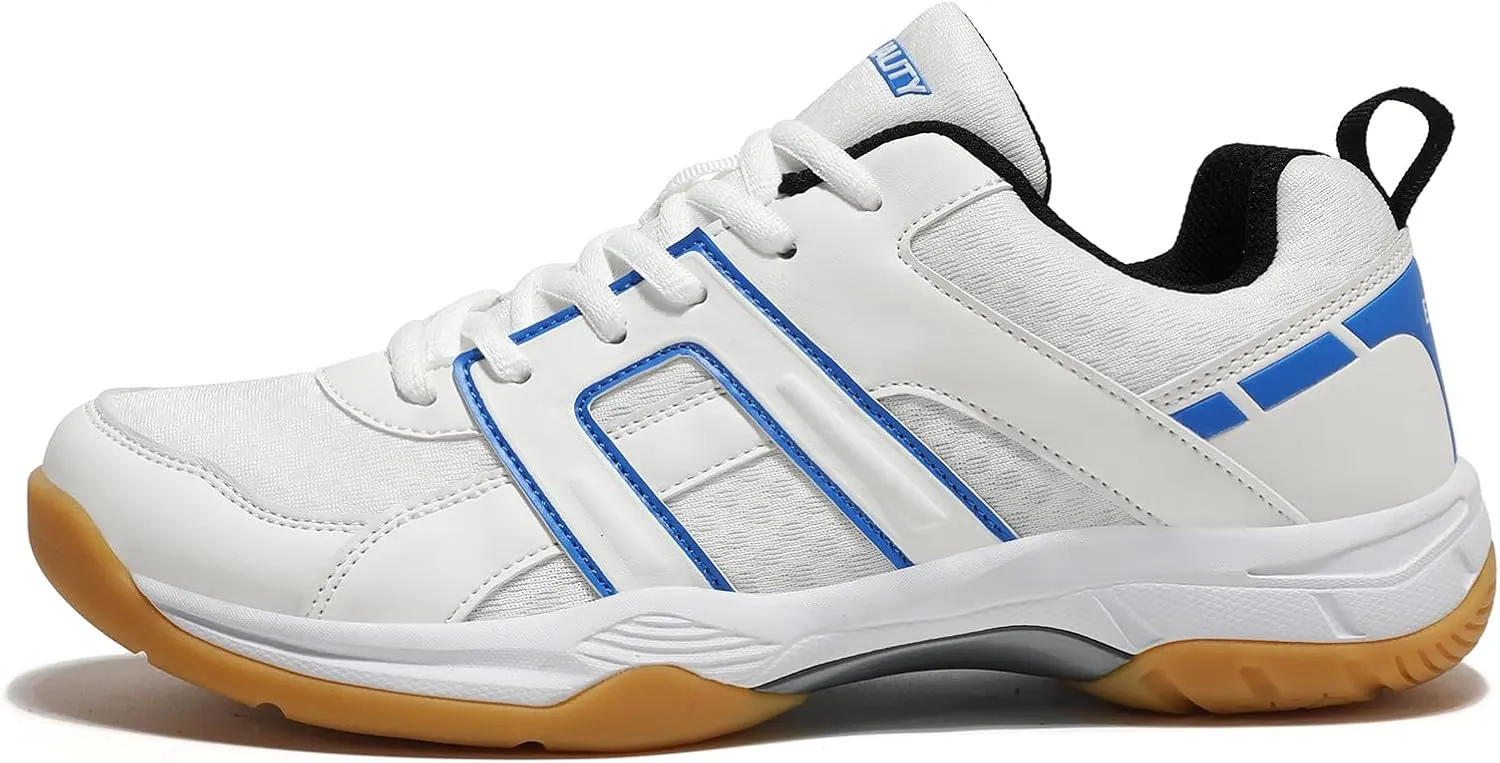 ASHION Pickleball Shoes for Men Tennis Shoes Sneakers for All Court Racquetball Athletic Shoes for Racquet Sport | Arch Support