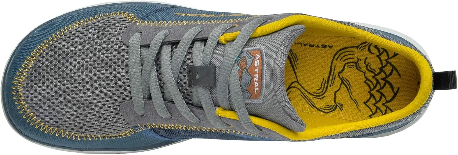 Astral Men's Brewer 2.0 Everyday Minimalist Outdoor Sneakers, Grippy and Quick Drying, Made for Water Sports, Travel, and Rock Scrambling