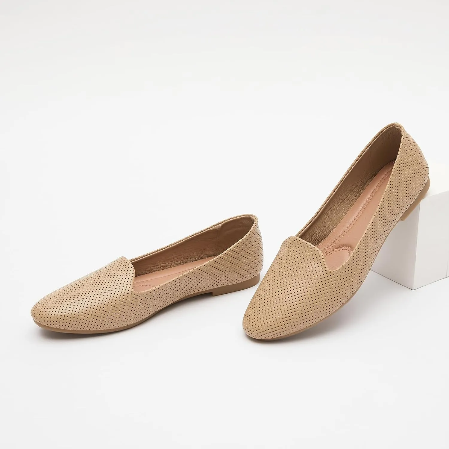 Ballet Flats Shoes for Women Dress Shoes Comfortable Dressy Casual Business Slip on Shoes Loafers