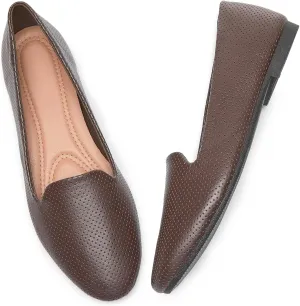 Ballet Flats Shoes for Women Dress Shoes Comfortable Dressy Casual Business Slip on Shoes Loafers