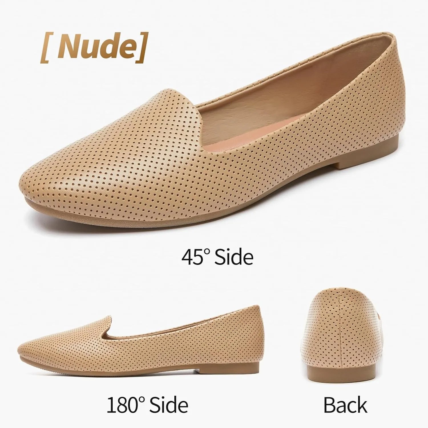 Ballet Flats Shoes for Women Dress Shoes Comfortable Dressy Casual Business Slip on Shoes Loafers
