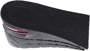 BESTYASH 1Pair Invisible Height Increasing Insoles Shock Absorbing Shoe Pads for Unisex Comfortable Height Boost Fits Shoe Styles for Sneakers and Boots