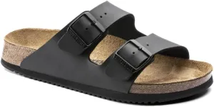 BIRKENSTOCK Arizona Birko-Flor, Unisex Adult Mules, black, 38 EU Schmal