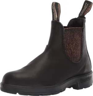 Blundstone BL1924 Original 500 Chelsea Boot Black/Bronze Glitter AU 5.5 (US Women's 8.5) Medium