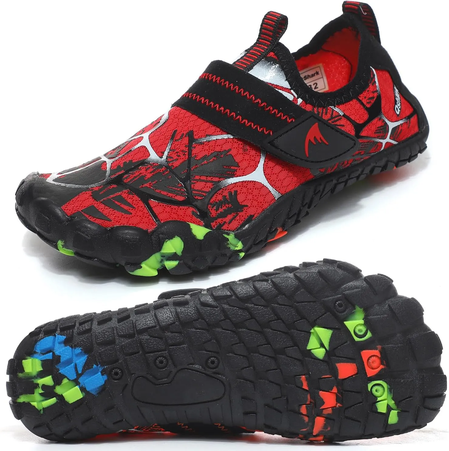Boys Girls Water Shoes Kids Lightweight Aqua Socks Barefoot Quick Dry Hiking Walking Sneakers Slip On Sandals for Beach Pool Swim (Little Kid/Big Kid)