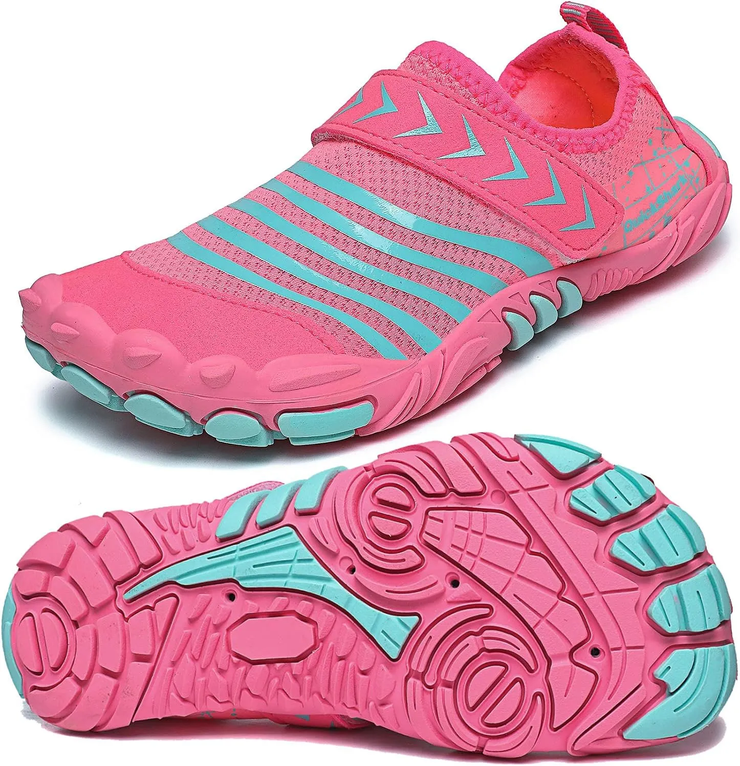 Boys Girls Water Shoes Kids Lightweight Aqua Socks Barefoot Quick Dry Hiking Walking Sneakers Slip On Sandals for Beach Pool Swim (Little Kid/Big Kid)