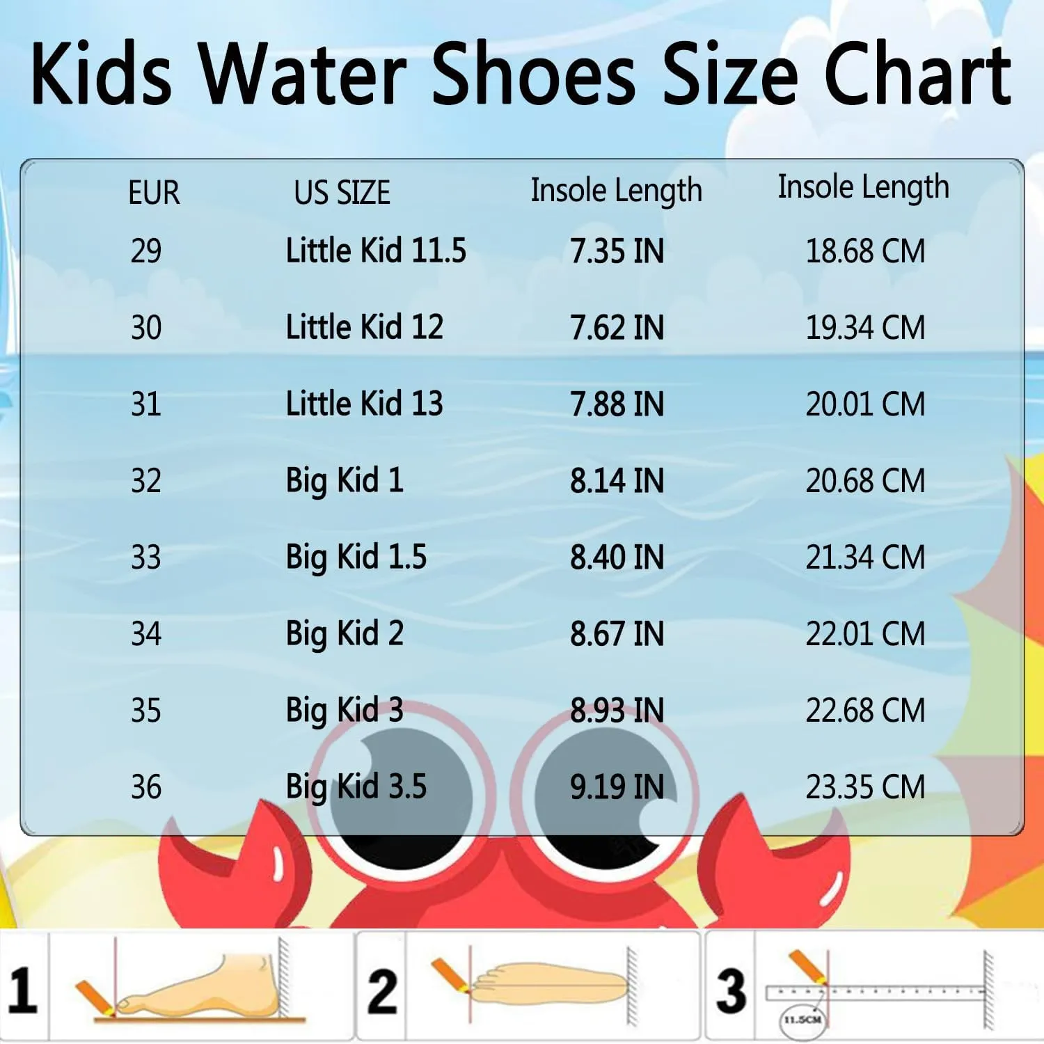 Boys Girls Water Shoes Kids Lightweight Aqua Socks Barefoot Quick Dry Hiking Walking Sneakers Slip On Sandals for Beach Pool Swim (Little Kid/Big Kid)