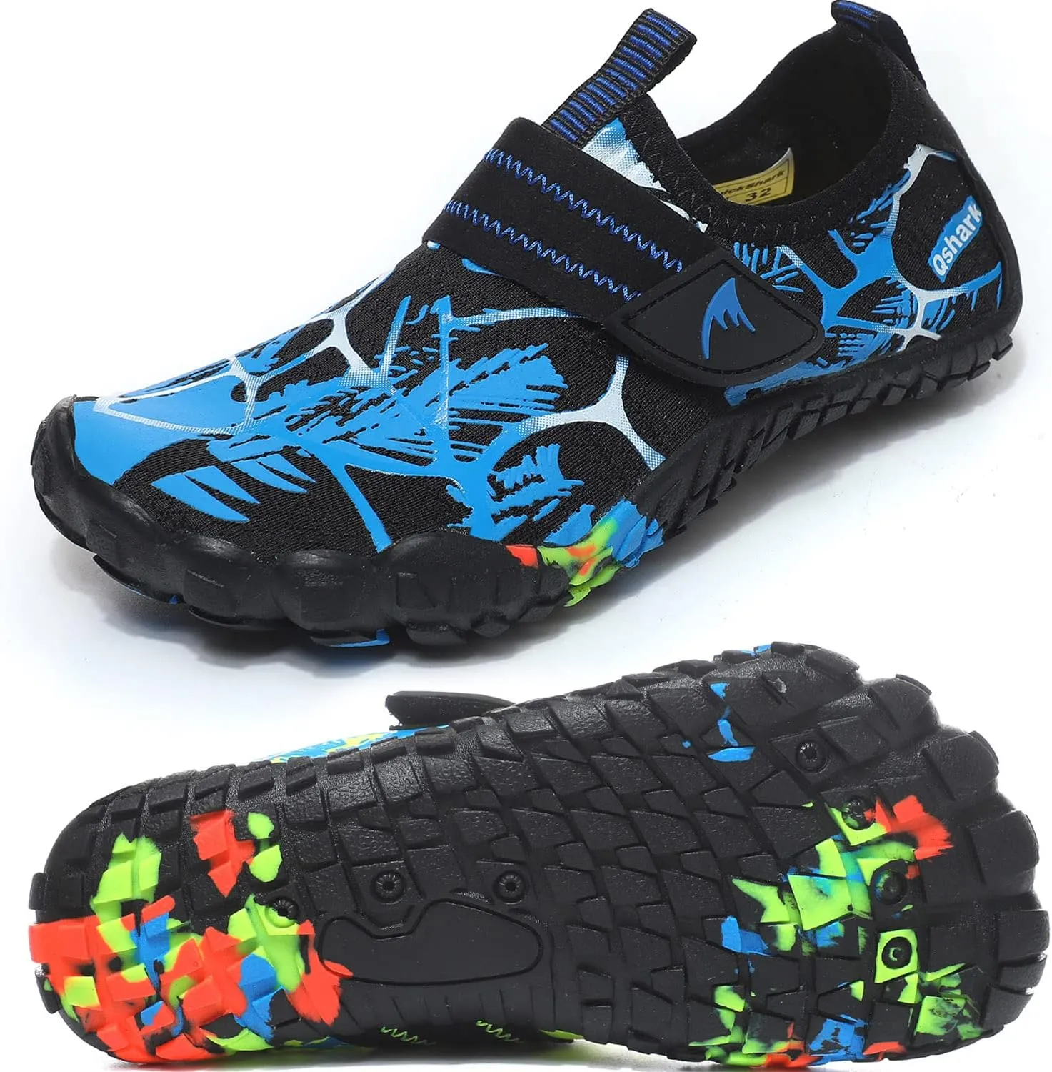 Boys Girls Water Shoes Kids Lightweight Aqua Socks Barefoot Quick Dry Hiking Walking Sneakers Slip On Sandals for Beach Pool Swim (Little Kid/Big Kid)