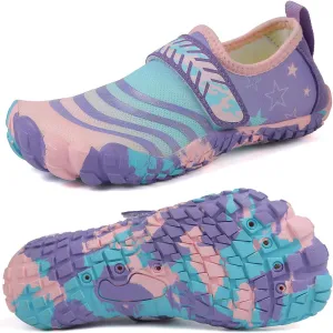 Boys Girls Water Shoes Kids Lightweight Aqua Socks Barefoot Quick Dry Hiking Walking Sneakers Slip On Sandals for Beach Pool Swim (Little Kid/Big Kid)