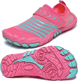 Boys Girls Water Shoes Kids Lightweight Aqua Socks Barefoot Quick Dry Hiking Walking Sneakers Slip On Sandals for Beach Pool Swim (Little Kid/Big Kid)