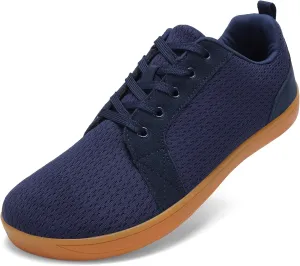 BXYJDJ Men's Barefoot Wide Toe Box Walking Shoes Extra Wide Width Minimalist Shoes Breathable Zero Drop Comfortable Shoes Non-Slip Fashion Sneakers