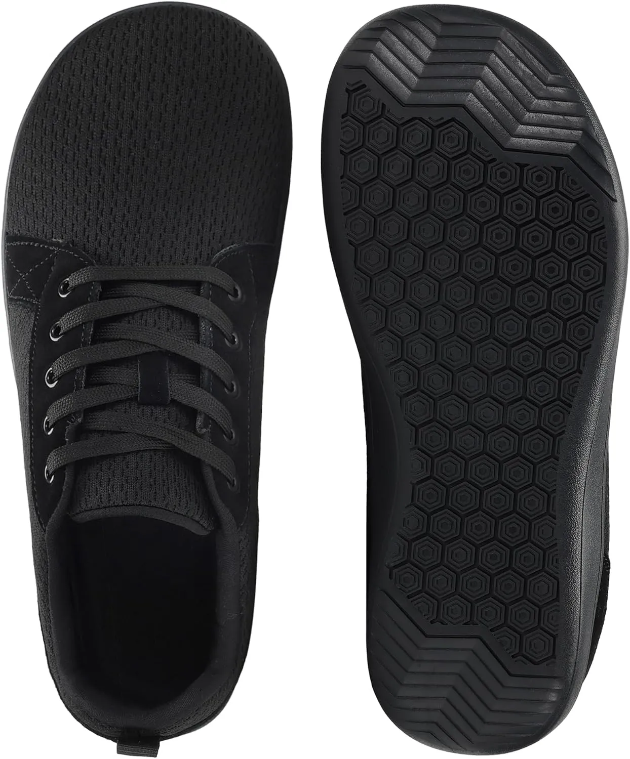 BXYJDJ Men's Barefoot Wide Toe Box Walking Shoes Extra Wide Width Minimalist Shoes Breathable Zero Drop Comfortable Shoes Non-Slip Fashion Sneakers