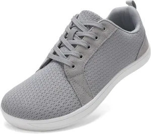 BXYJDJ Men's Barefoot Wide Toe Box Walking Shoes Extra Wide Width Minimalist Shoes Breathable Zero Drop Comfortable Shoes Non-Slip Fashion Sneakers