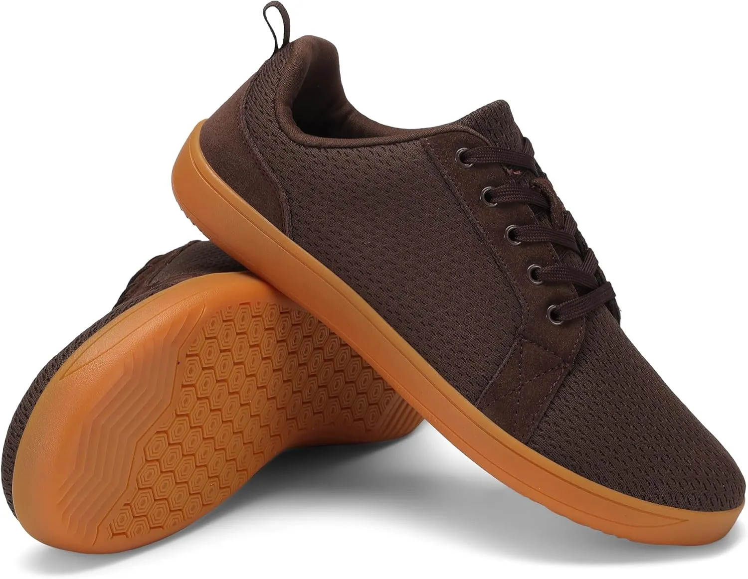 BXYJDJ Men's Barefoot Wide Toe Box Walking Shoes Extra Wide Width Minimalist Shoes Breathable Zero Drop Comfortable Shoes Non-Slip Fashion Sneakers