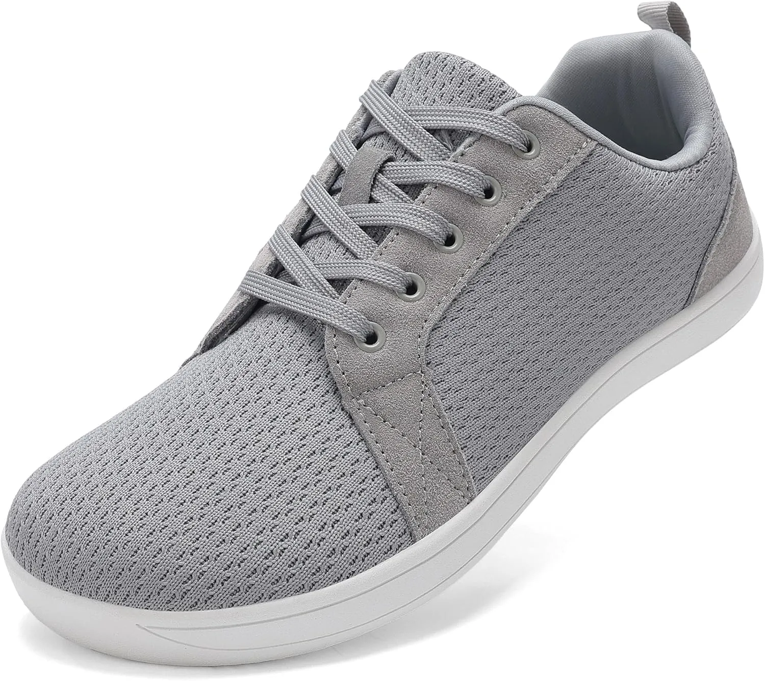 BXYJDJ Men's Barefoot Wide Toe Box Walking Shoes Extra Wide Width Minimalist Shoes Breathable Zero Drop Comfortable Shoes Non-Slip Fashion Sneakers