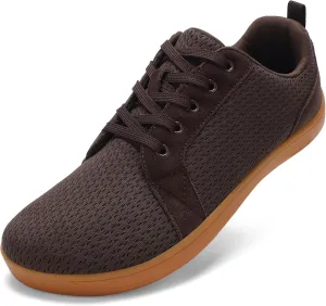 BXYJDJ Men's Barefoot Wide Toe Box Walking Shoes Extra Wide Width Minimalist Shoes Breathable Zero Drop Comfortable Shoes Non-Slip Fashion Sneakers