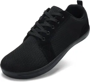 BXYJDJ Men's Barefoot Wide Toe Box Walking Shoes Extra Wide Width Minimalist Shoes Breathable Zero Drop Comfortable Shoes Non-Slip Fashion Sneakers