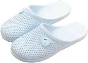 Caistre Bath Slippers with Holes Women Lightweight Slide Sandals Indoor Outdoor Bath Slippers Non Slip House Shoes Pool Beach