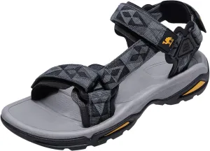 CAMEL CROWN Mens Waterproof Hiking Sandals with Arch Support Open Toe Summer Outdoor Beach Water Comfortable Sport Sandals