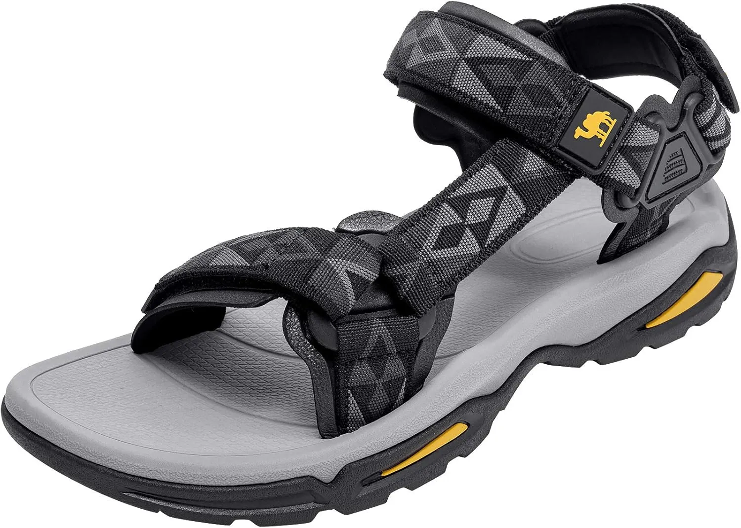 CAMEL CROWN Mens Waterproof Hiking Sandals with Arch Support Open Toe Summer Outdoor Beach Water Comfortable Sport Sandals