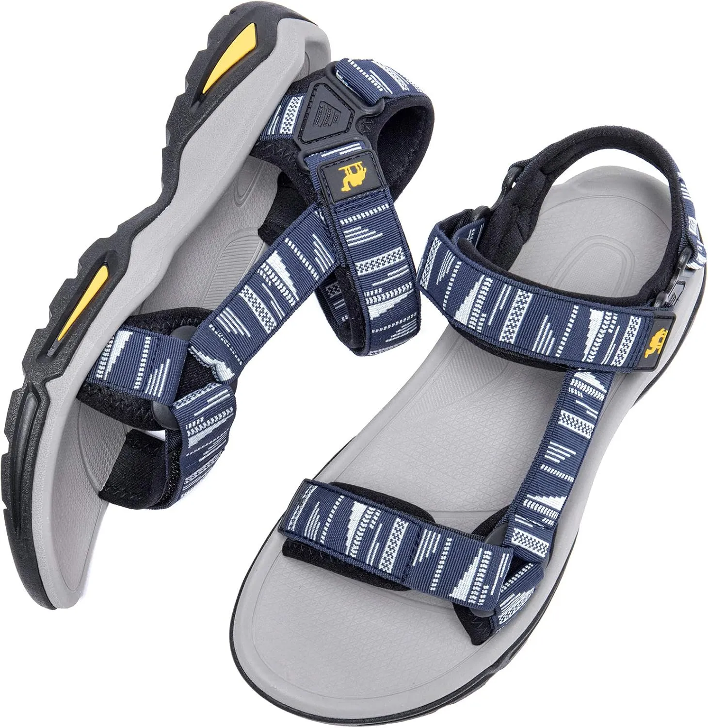 CAMEL CROWN Mens Waterproof Hiking Sandals with Arch Support Open Toe Summer Outdoor Beach Water Comfortable Sport Sandals