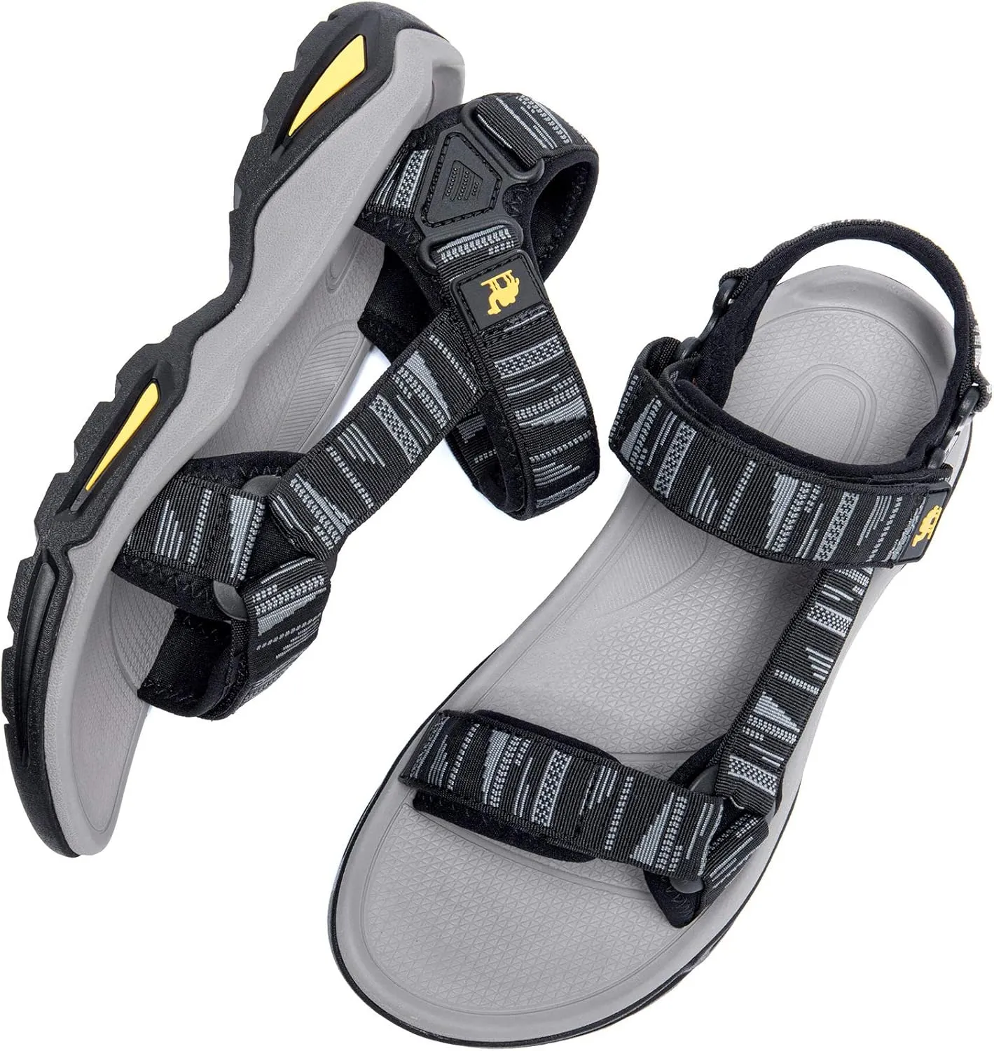 CAMEL CROWN Mens Waterproof Hiking Sandals with Arch Support Open Toe Summer Outdoor Beach Water Comfortable Sport Sandals