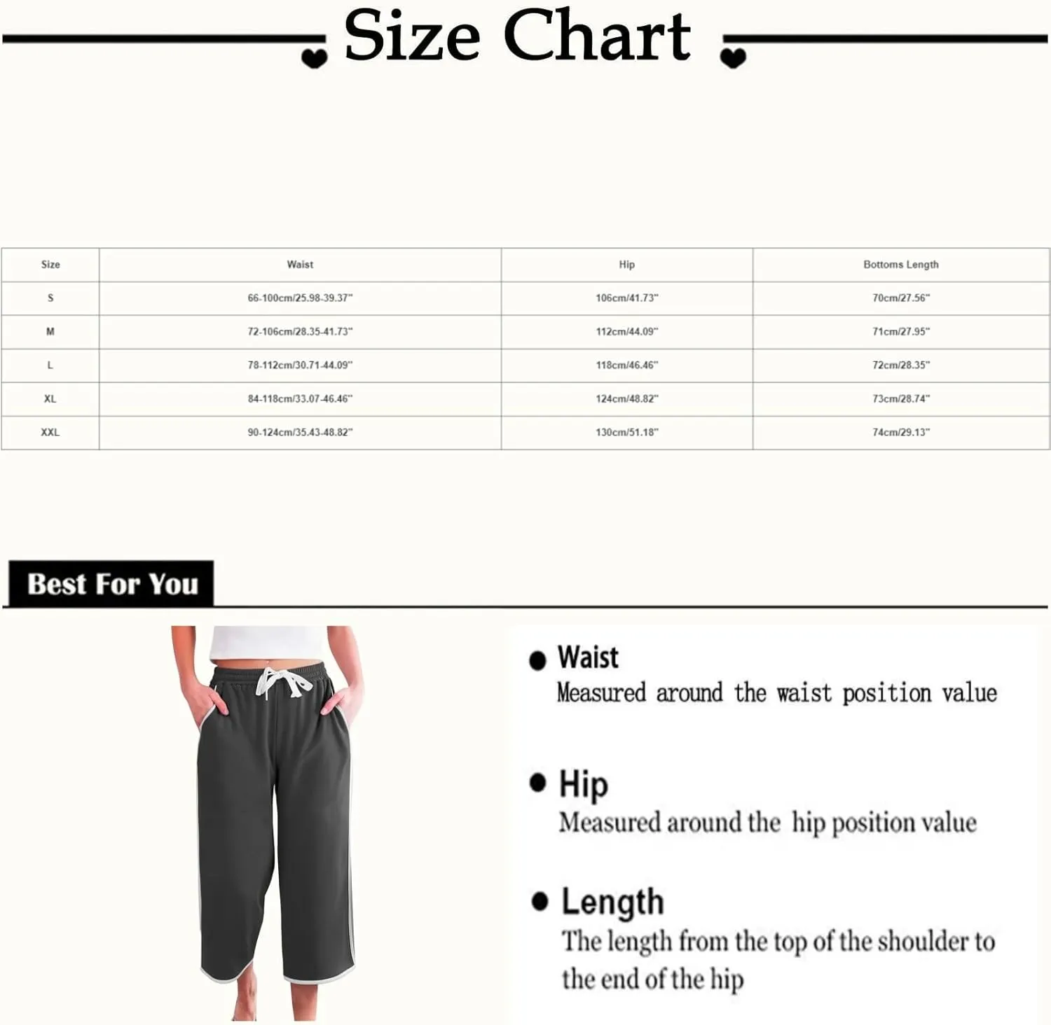 Capri Pants for Women Summer Casual Loose Comfy Workout Cropped Pants High Elastic Waist Athletic Capris with Pockets