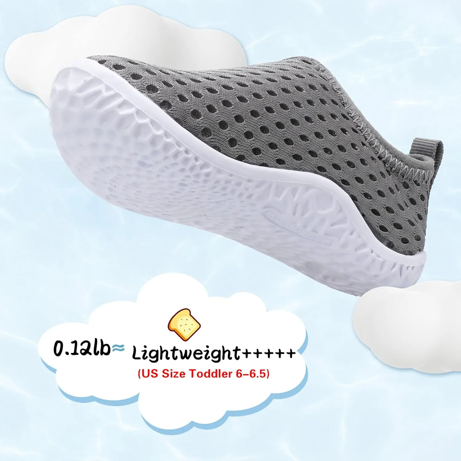 Centipede Demon Toddler Water Shoes for Girls Boys Kids Barefoot Swim Beach Aqua Socks Summer Sandals Breathable Quick Dry for Outdoor Water Sports Pool River