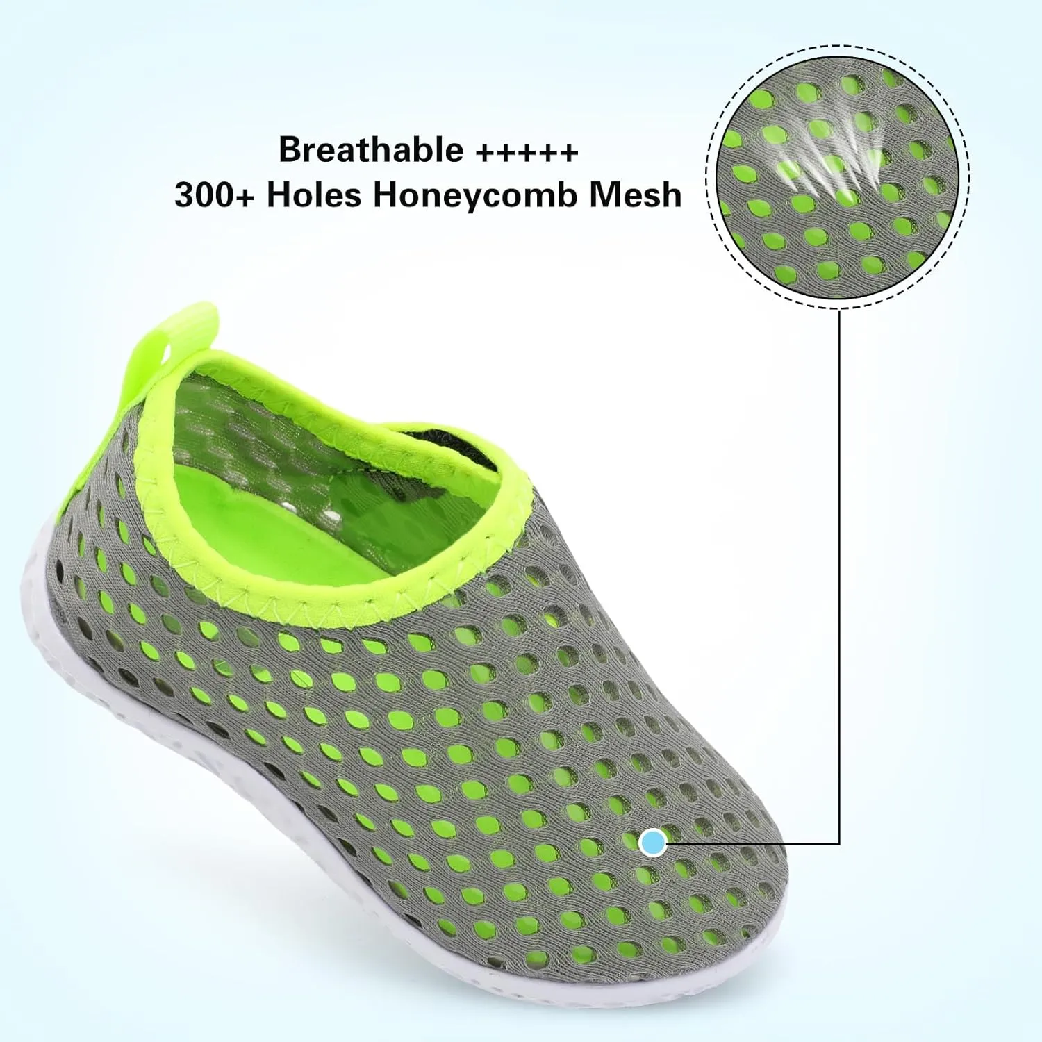 Centipede Demon Toddler Water Shoes for Girls Boys Kids Barefoot Swim Beach Aqua Socks Summer Sandals Breathable Quick Dry for Outdoor Water Sports Pool River