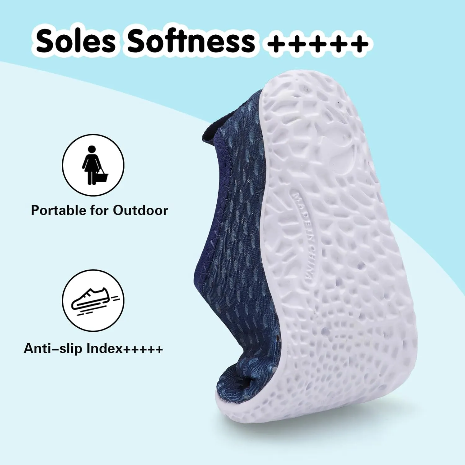 Centipede Demon Toddler Water Shoes for Girls Boys Kids Barefoot Swim Beach Aqua Socks Summer Sandals Breathable Quick Dry for Outdoor Water Sports Pool River