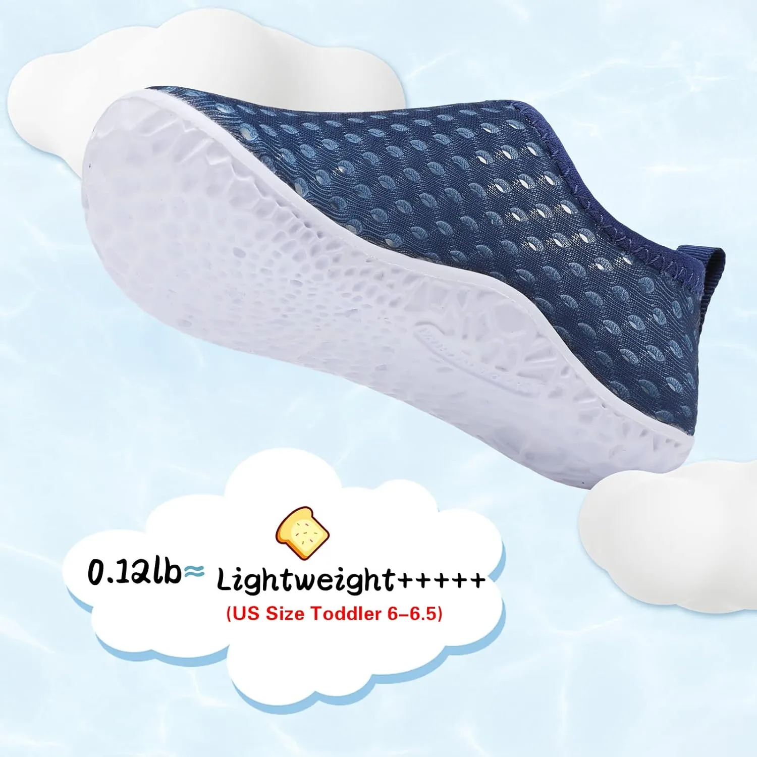 Centipede Demon Toddler Water Shoes for Girls Boys Kids Barefoot Swim Beach Aqua Socks Summer Sandals Breathable Quick Dry for Outdoor Water Sports Pool River