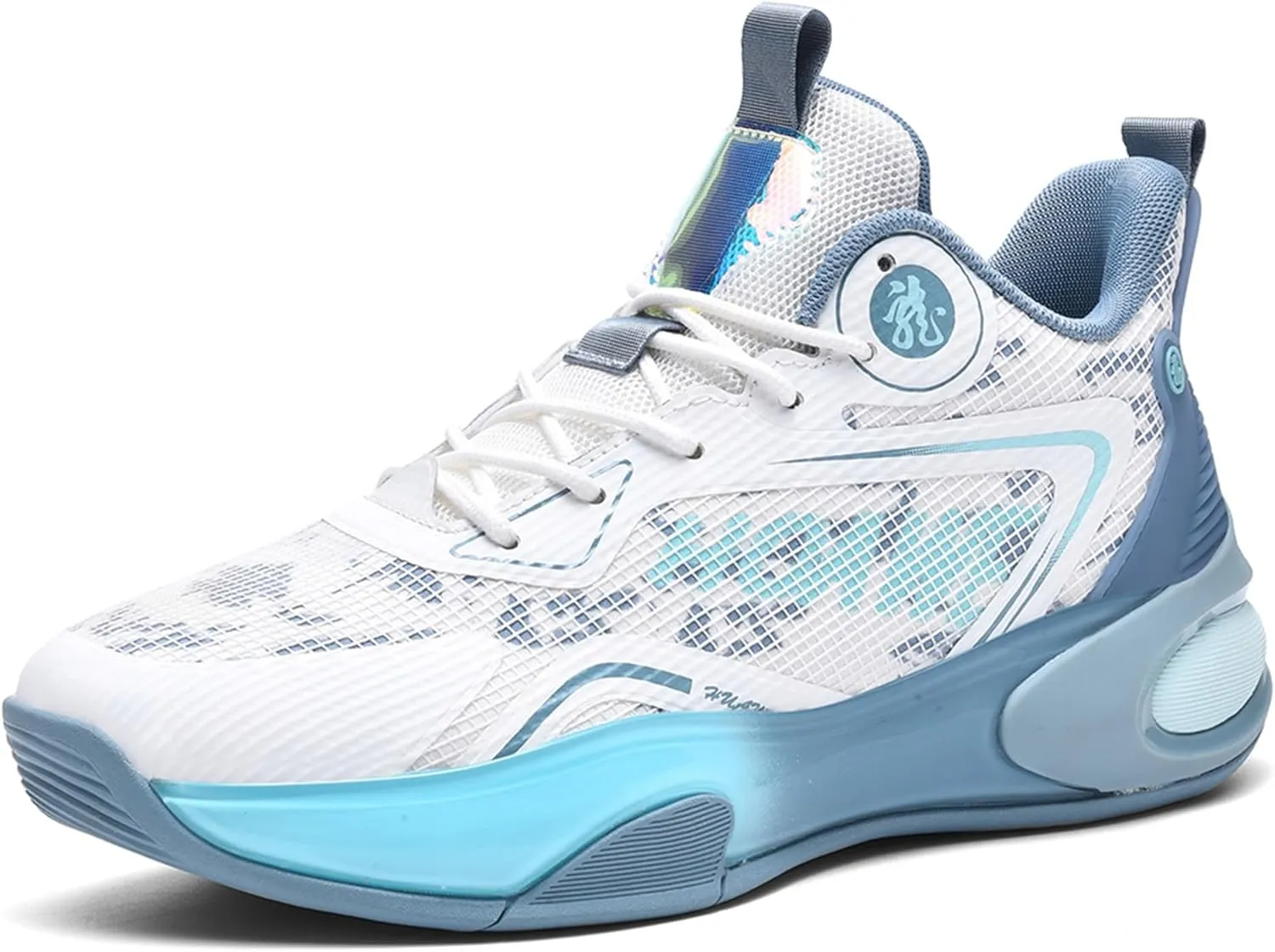 CJSPORX Men Basketball Shoes Non Slip Breathable Outdoor Fashion Sneakers