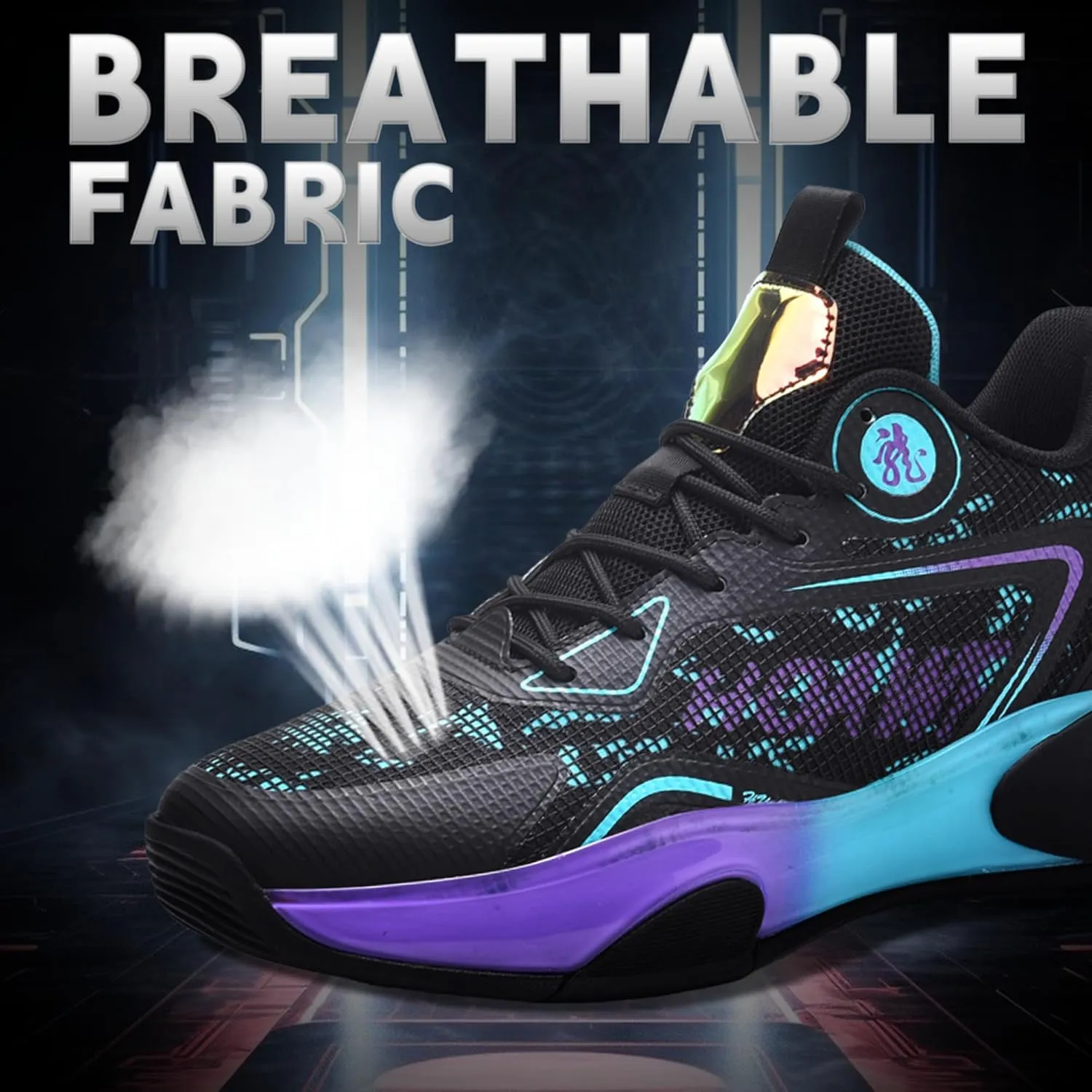 CJSPORX Men Basketball Shoes Non Slip Breathable Outdoor Fashion Sneakers