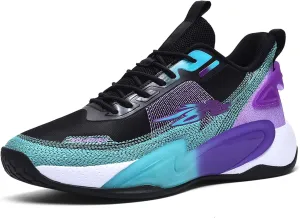 CJSPORX Men Basketball Shoes Non Slip Breathable Outdoor Fashion Sneakers