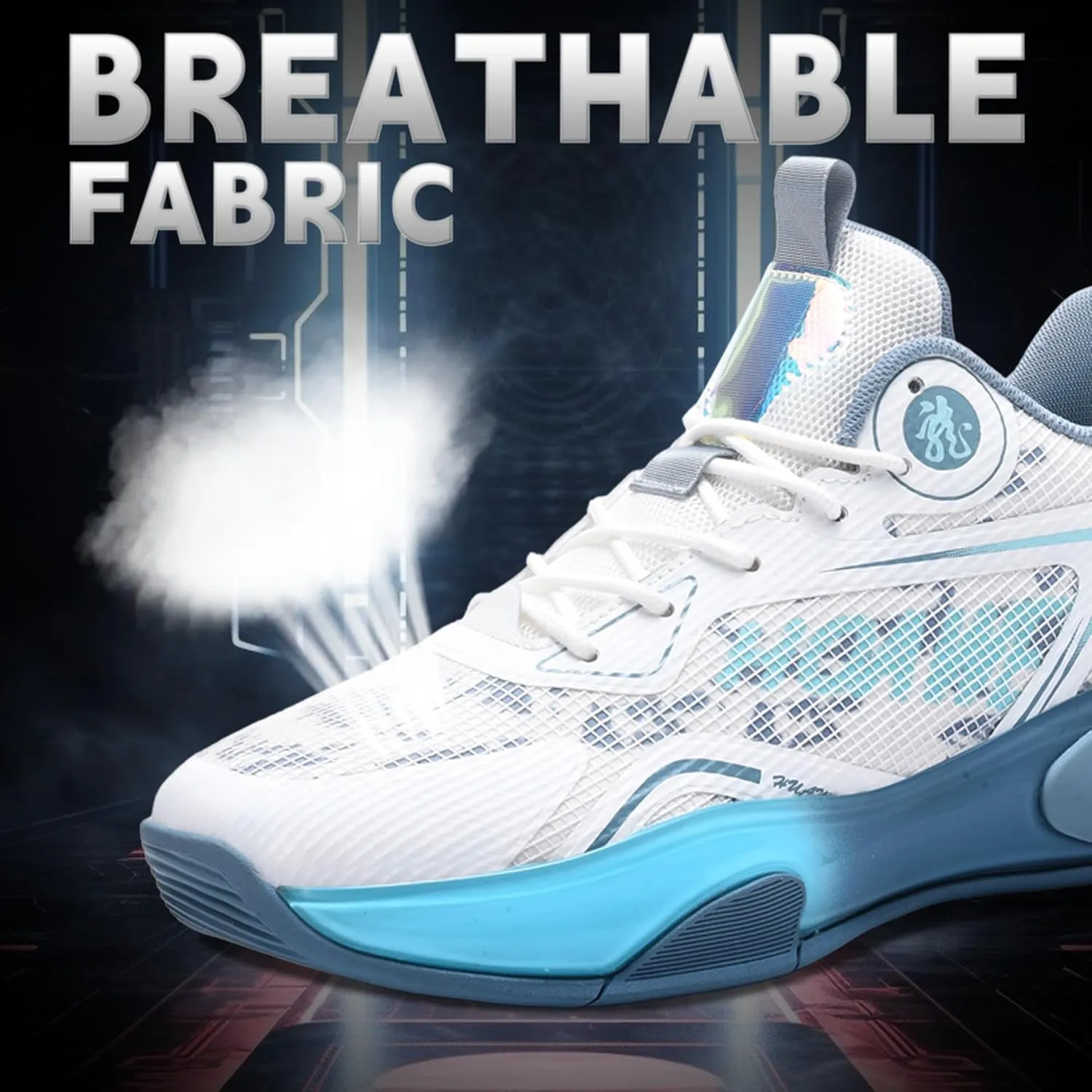 CJSPORX Men Basketball Shoes Non Slip Breathable Outdoor Fashion Sneakers